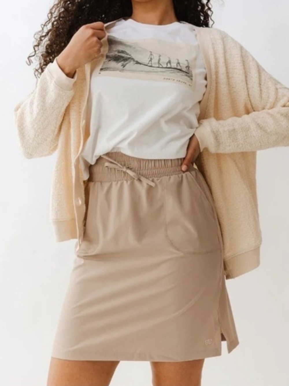 Albion Fit The Away Tan Skirt